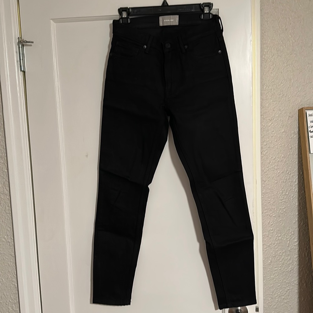 Black Everlane Mid Rise Skinny Jeans